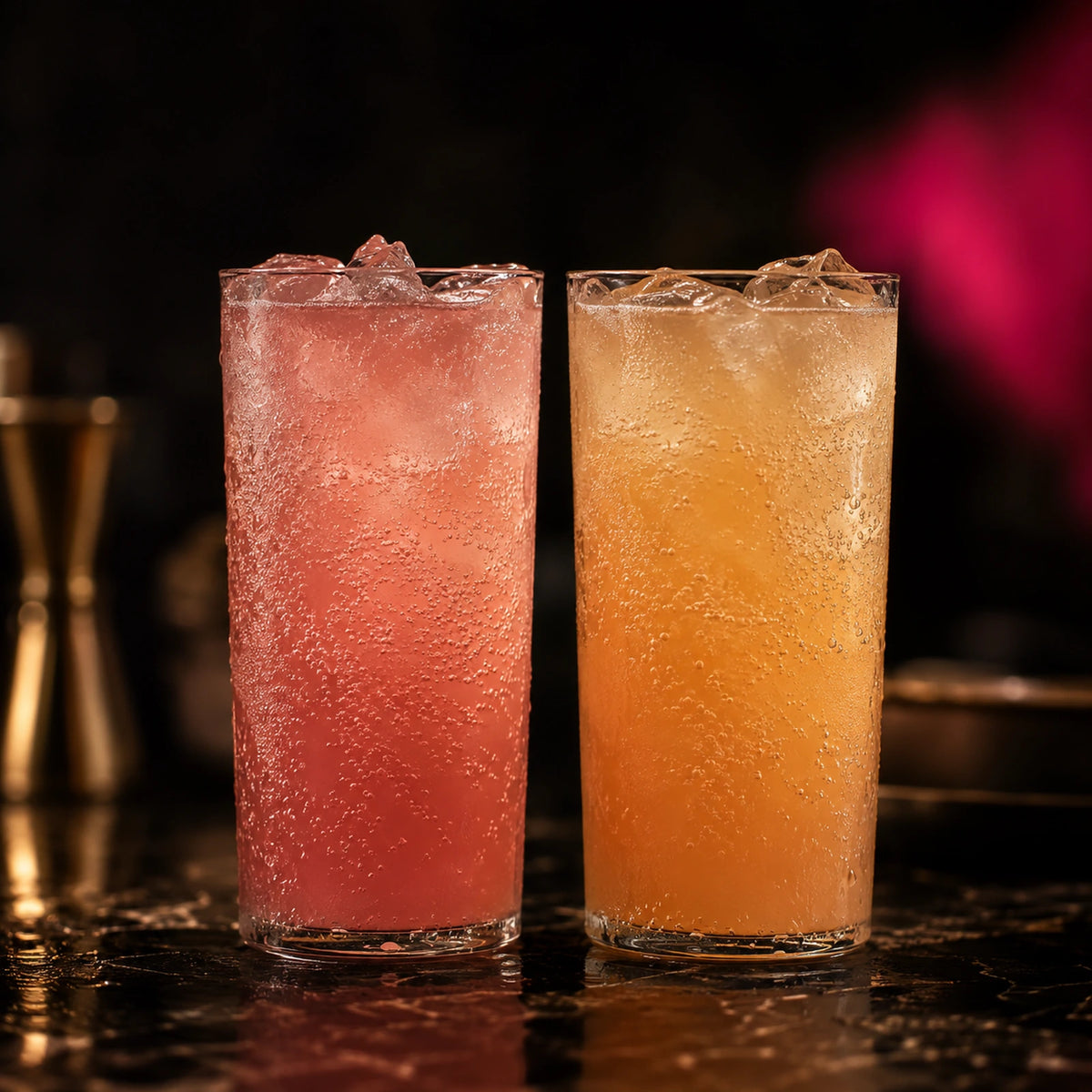 TAVU Unwind Variety Pack poured over ice in a glass